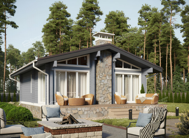 Дом из клееного бруса VZ-329